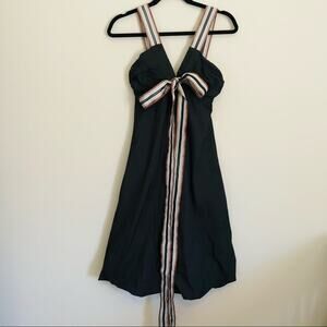 BCBGMaxAzria Collection Balloon Hem Tie Strap Dress
